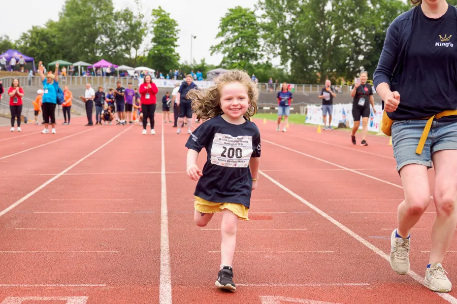 Amelie at the 25m dash!