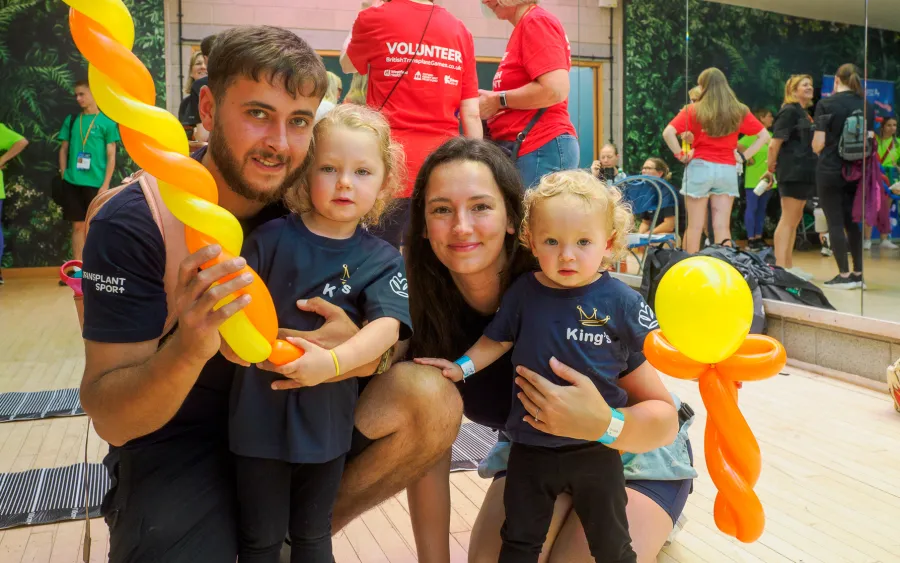 A King's family at the games