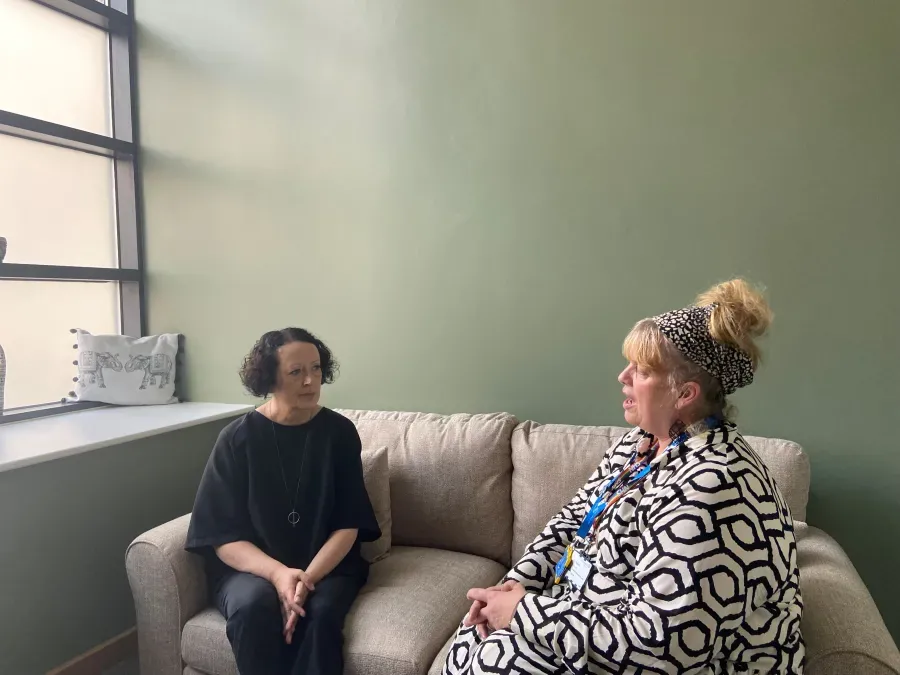 The wellbeing space featuring psychological support available