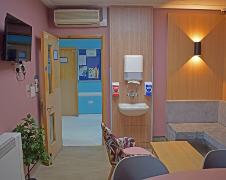 Picture of the Rays of Sunshine Ward Completed with mood lighting and soft colours