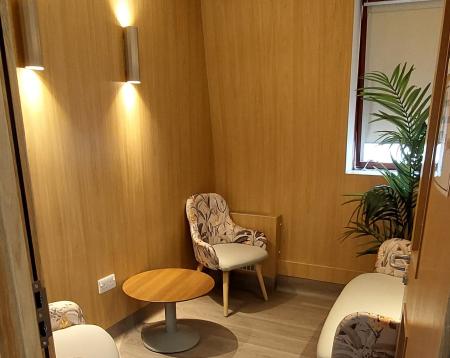 A picture of the quiet room
