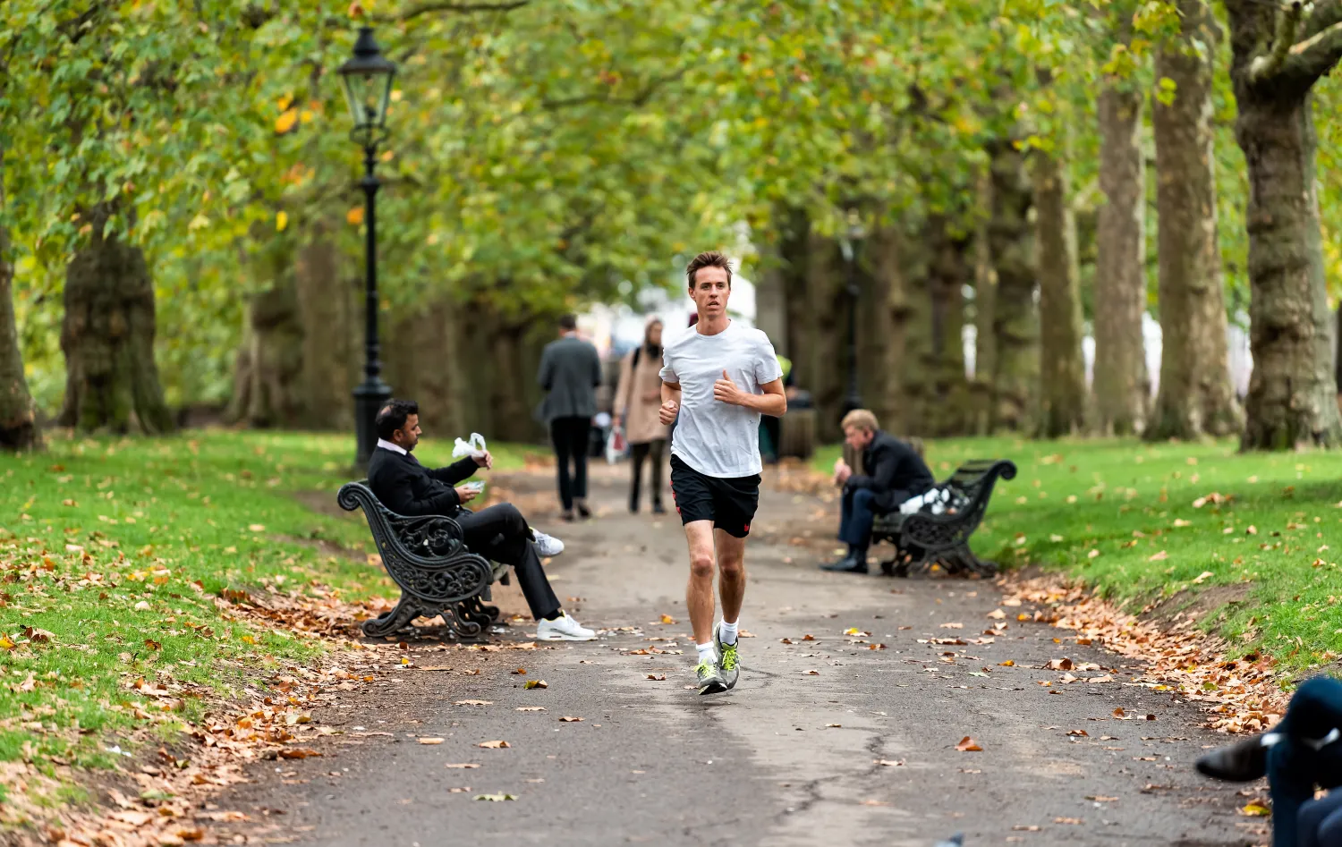 Runner in park