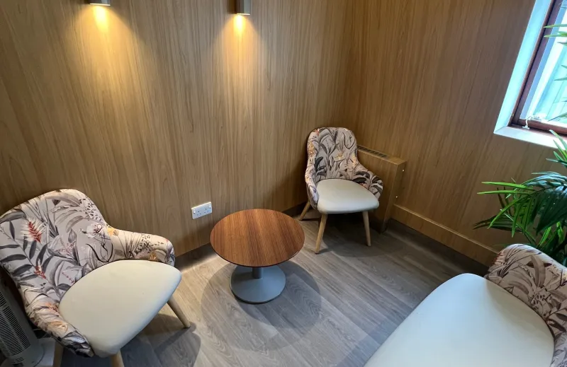 The refurbished Quiet Room