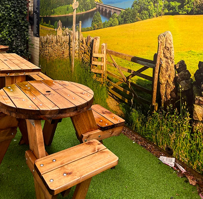 Picture of the outdoor garden
