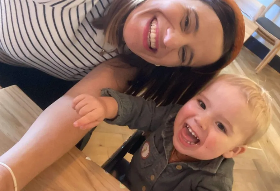 Jo and her son Arthur