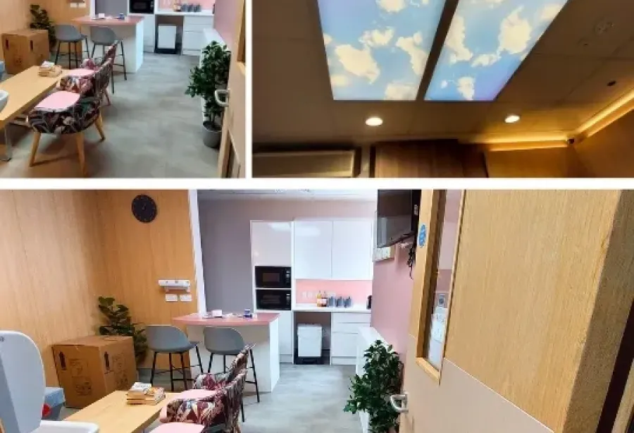 Pictures featuring cosy refurbished parent rooms